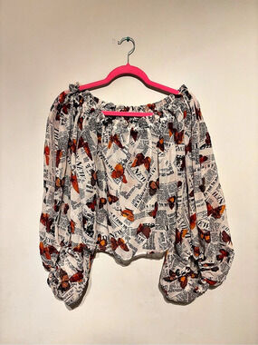LIVE 4 TRUTH Butterfly Print Crop Top